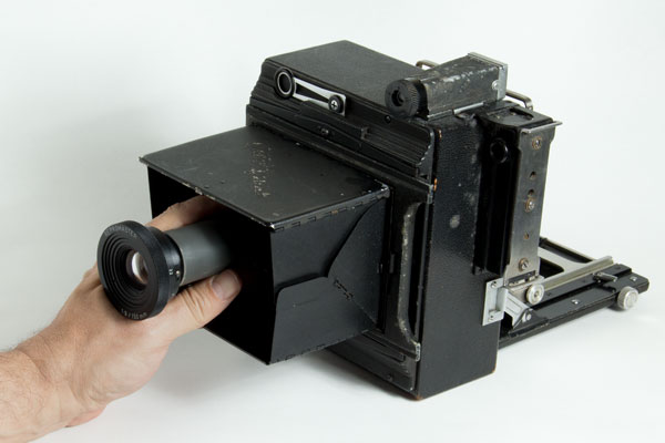 Ground glass loupe, easy and useful