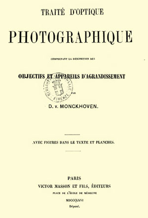 Traité d’Optique Photographique | Désiré von Monckhoven