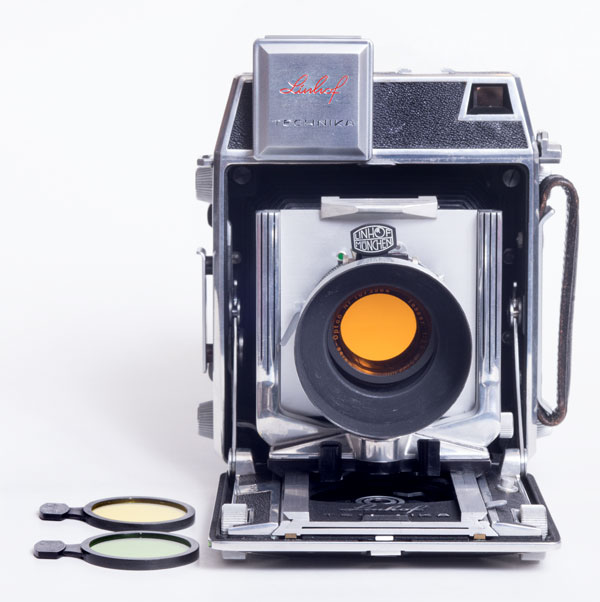 Linhof Super Technika 23 - lens shade and filters