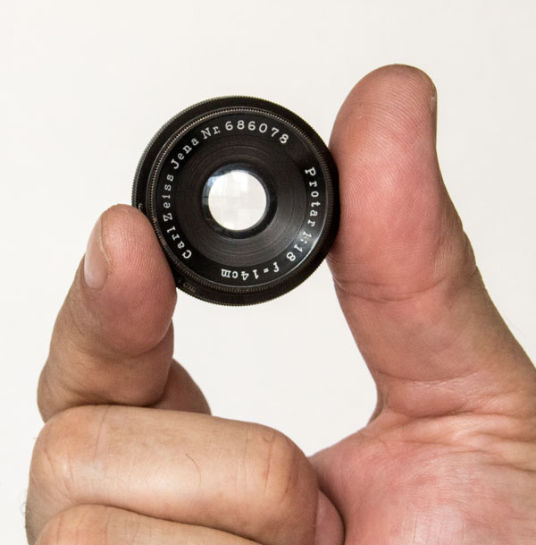 Protar V - Carl Zeiss Jena 14 cm, 1:18, super wide angle lens 1926