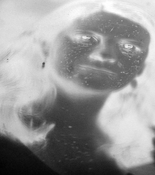 Dry plate and film negative retouching