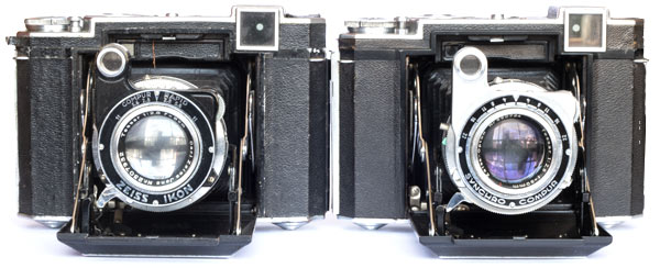 Super Ikonta B - Tessar coated and uncoated comparison