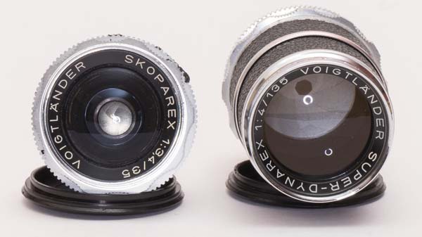 skoparex 35 mm and Super-Dynarex 135 mm - Voigtlander
