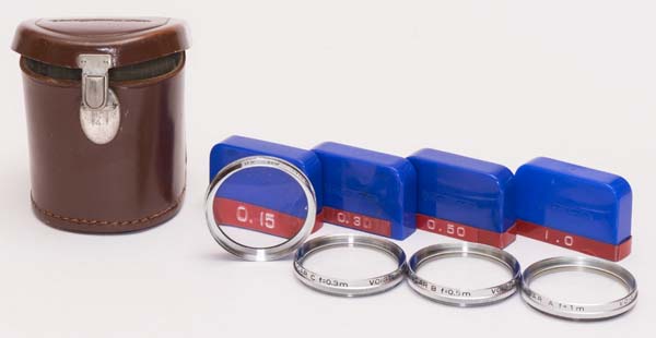 Voigtlander Bessamatic Deluxe - close-up lens set