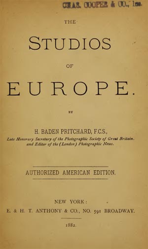 The Studios of Europe  |  H. Baden Pritchard